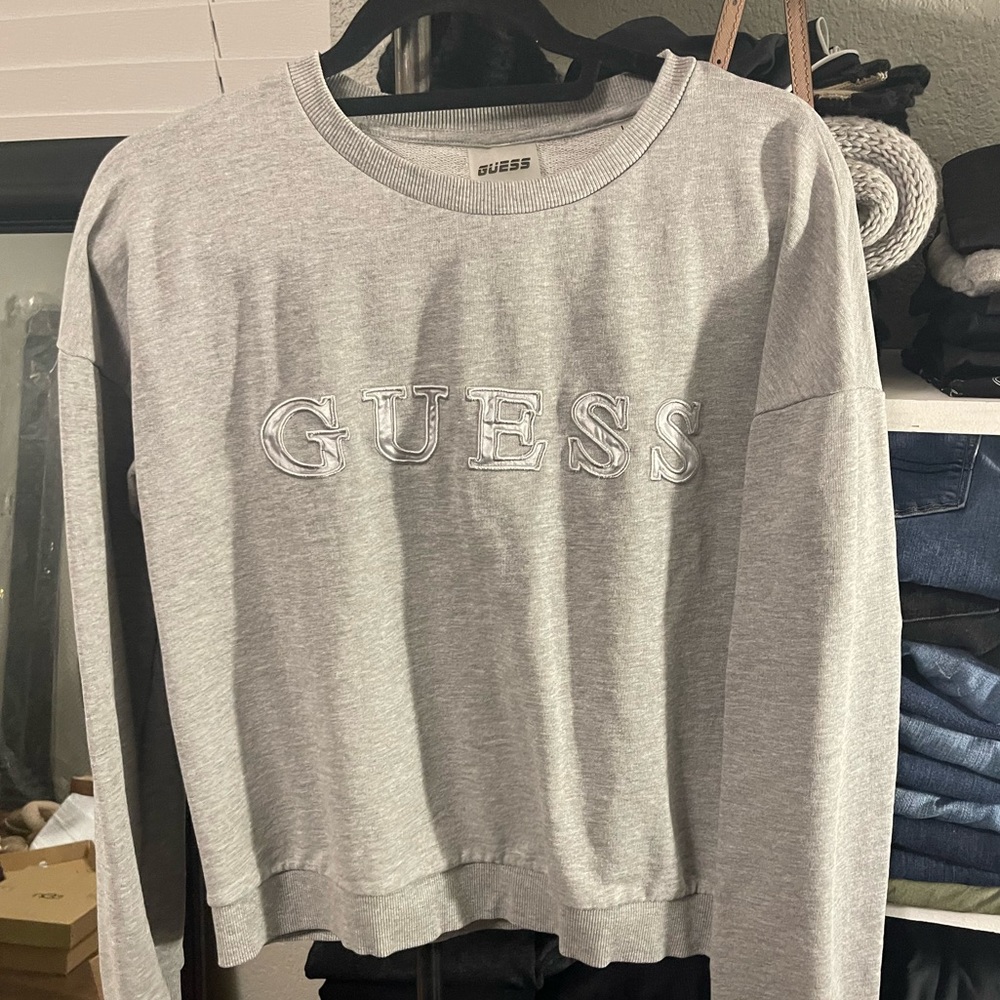 Guess Crewneck Logo Sweater
